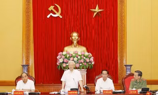 Tổng Bí thư Nguyễn Phú Trọng phát biểu chỉ đạo Hội nghị. Ảnh: Trí Dũng/TTXVN.