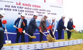 EVN khởi công dự án cấp điện lưới quốc gia cho đảo Cù Lao Chàm, tỉnh Quảng Nam.