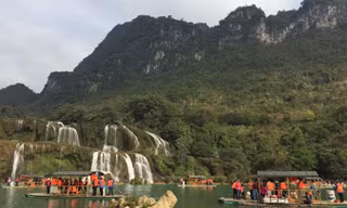 Thác Bản Giốc. Ảnh: h.d 