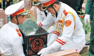 Sáng 15/4/2018, hài cốt anh Nguyễn Văn Trỗi được an táng tại Nghĩa trang liệt sĩ TPHCM.