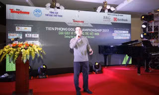 Ông Evans Mahoney cam kết Tập đoàn BRG và SeABank sẽ mãi đồng hành với giải.
