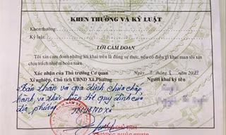 Khẩn trương kiểm tra việc bút phê vào lý lịch trái luật