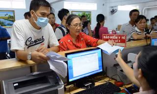 Bệnh nhân khám chữa bệnh theo chính sách bảo hiểm y tế ở TPHCM. 