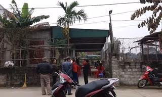 Ngôi nhà của gia đình nạn nhân.
