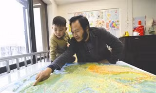 Anh Pang và con trai sau hành trình dài gần nửa năm.