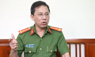 Thượng tá Hoàng Duy Hà (Phó trưởng Công an thành phố Vinh). Ảnh: Hải Bình.