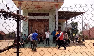Hiện trường vụ án mạng.