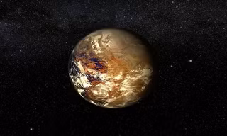 Đồ họa mô phỏng hành tinh Proxima b. Ảnh: ESA.