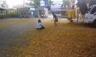 Cổng trường đại học Cần Thơ.