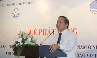 Bộ trưởng Trương Minh Tuấn phát biểu tại buổi lễ.