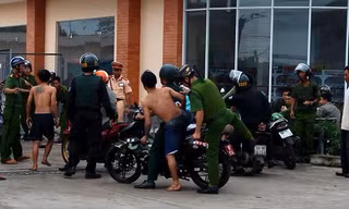 Các đối tượng bị bắt lại sau khi trốn trại.