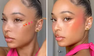 Sunset blush: Xu hướng má hồng hoàng hôn đang khuấy đảo làng makeup