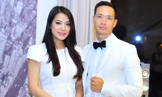 Trương Ngọc Ánh xinh đẹp bên tài tử gốc Việt điển trai