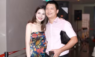 Mỹ Dung xinh đẹp, dịu dàng bên ông xã.