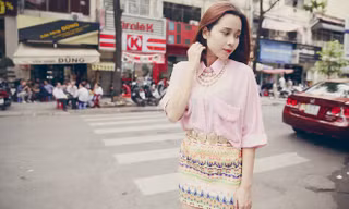 Lưu Hương Giang ngày càng sành điệu, phong cách.