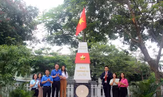 Tỉnh Đoàn Vĩnh Phúc khánh thành công trình 'Cột mốc Trường Sa' chào mừng Đại hội 