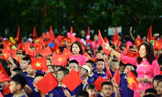 Sắc màu ấn tượng ngày khai giảng năm học mới