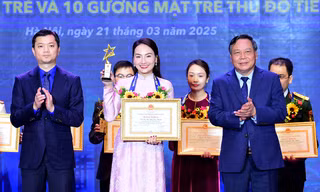 Diễn viên Bảo Thanh và nữ phó giáo sư trẻ nhất Việt Nam được tuyên dương Gương mặt trẻ Thủ đô tiêu biểu 2024