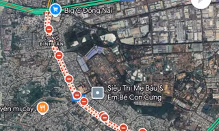 Tài xế gặp khó vì Google Maps báo nhầm quốc lộ 51 bị cấm lưu thông