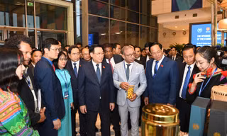 Khai mạc triển lãm ‘Khát vọng Việt Nam’: Quảng bá bản sắc truyền thống và thành tựu công nghệ