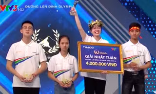 Nữ sinh 'nhỏ có võ' thắng áp đảo cuộc đua tuần Đường lên đỉnh Olympia