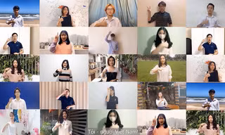Chế hit 'Hơn cả yêu' bằng ngôn ngữ ký hiệu lan tỏa thông điệp mùa COVID
