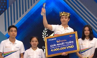Nam sinh suýt 'tay không bắt giặc' khi về đích giành nguyệt quế Olympia