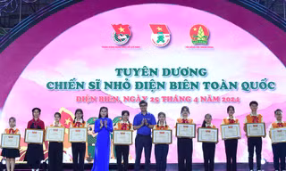 Tuyên dương 200 'Chiến sĩ nhỏ Điện Biên' toàn quốc lần thứ V năm 2024