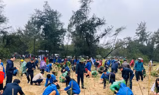 Tuổi trẻ Khối cơ quan T.Ư thực hiện nhiều công trình, phần việc 'xanh' ứng phó biến đổi khí hậu