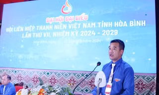 Anh Nguyễn Duy Tư tái cử làm Chủ tịch Hội LHTN Việt Nam tỉnh Hòa Bình khóa VII