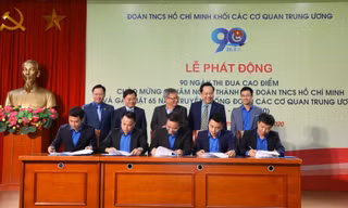 Xây công trình thanh niên, trồng mới 9.000 cây xanh chào mừng 90 năm thành lập Đoàn