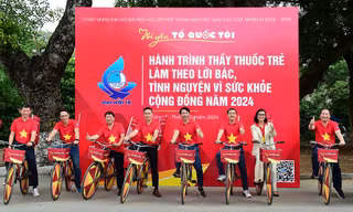 Ra quân Hành trình Thầy thuốc trẻ làm theo lời Bác, tình nguyện vì cộng đồng 2024