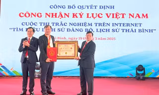 Tuổi trẻ Thái Bình xác lập kỷ lục Việt Nam 