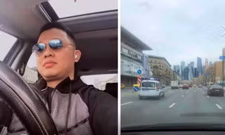 Anh Vũ Hải Nam lái xe lấy khẩu trang về tặng miễn phí.