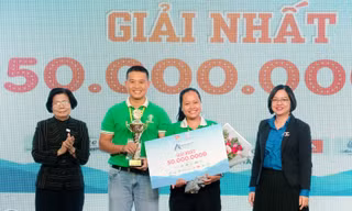 'Mát xa hoa dừa lấy mật' về nhất cuộc thi khởi nghiệp