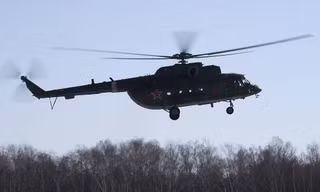 Nga: Rơi trực thăng Mi-8, toàn bộ phi hành đoàn thiệt mạng