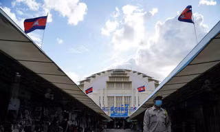 Chợ trung tâm Phnom Penh (Campuchia). Ảnh: Reuters