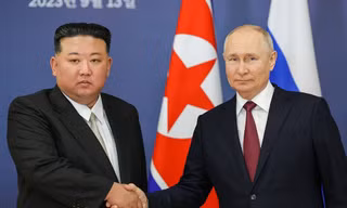 Chủ tịch Triều Tiên Kim Jong-un chúc mừng Tổng thống Putin tái đắc cử