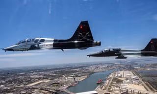 Hai máy bay T-38 Talon. Ảnh: Không quân Mỹ