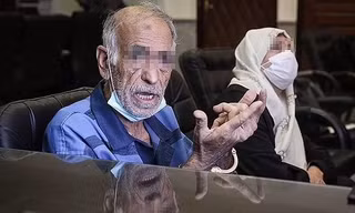 Hai ông bà Akbar và Iran Khorramdin. Ảnh: Tasnim