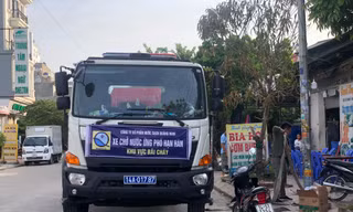 Quảng Ninh điều xe chở nước “giải cứu” nhà hàng, khách sạn