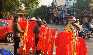Hải Phòng rực đỏ cờ hoa trước trận chung kết