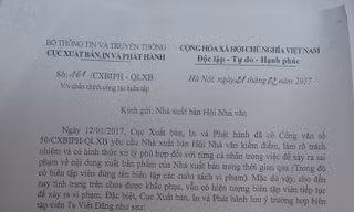 NXB yếu kém, Hội Nhà văn đứng ngoài cuộc?
