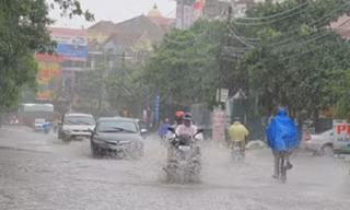 Hôm nay mưa to ở Đông bắc bộ