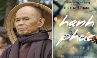 Thiền sư Thích Nhất Hạnh và cuốn sách mới nhất dưới dạng đối thoại với nhà báo Hoàng Anh Sướng.