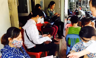 Chợ tiền biên ải Đồng Đăng khốn khó. Ảnh: Trung Kiên.