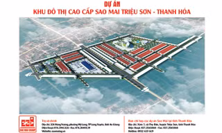 Dự án Khu đô thị cao cấp Sao Mai Triệu Sơn - Thanh Hóa.