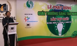 Phát động giải thưởng Sáng tạo xanh