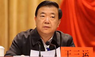 Vương Tam Vận khi còn là Bí thư tỉnh ủy Cam Túc.