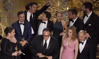 Dàn diễn viên “Spotlight” thành tâm điểm với cú lội ngược dòng đến giải Oscar quan trọng nhất.
